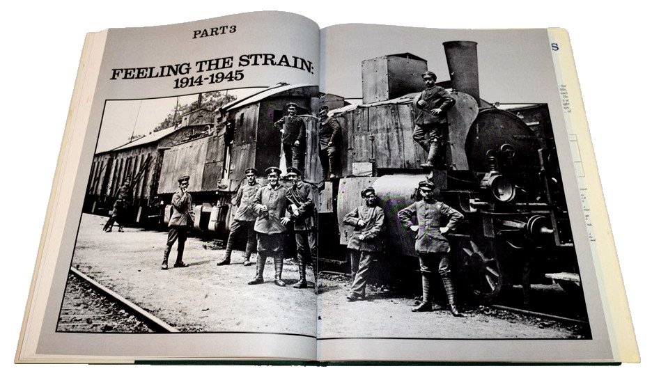 VTG 1988 The Pictorial History of Railroads Hardcover Coffee Table Book