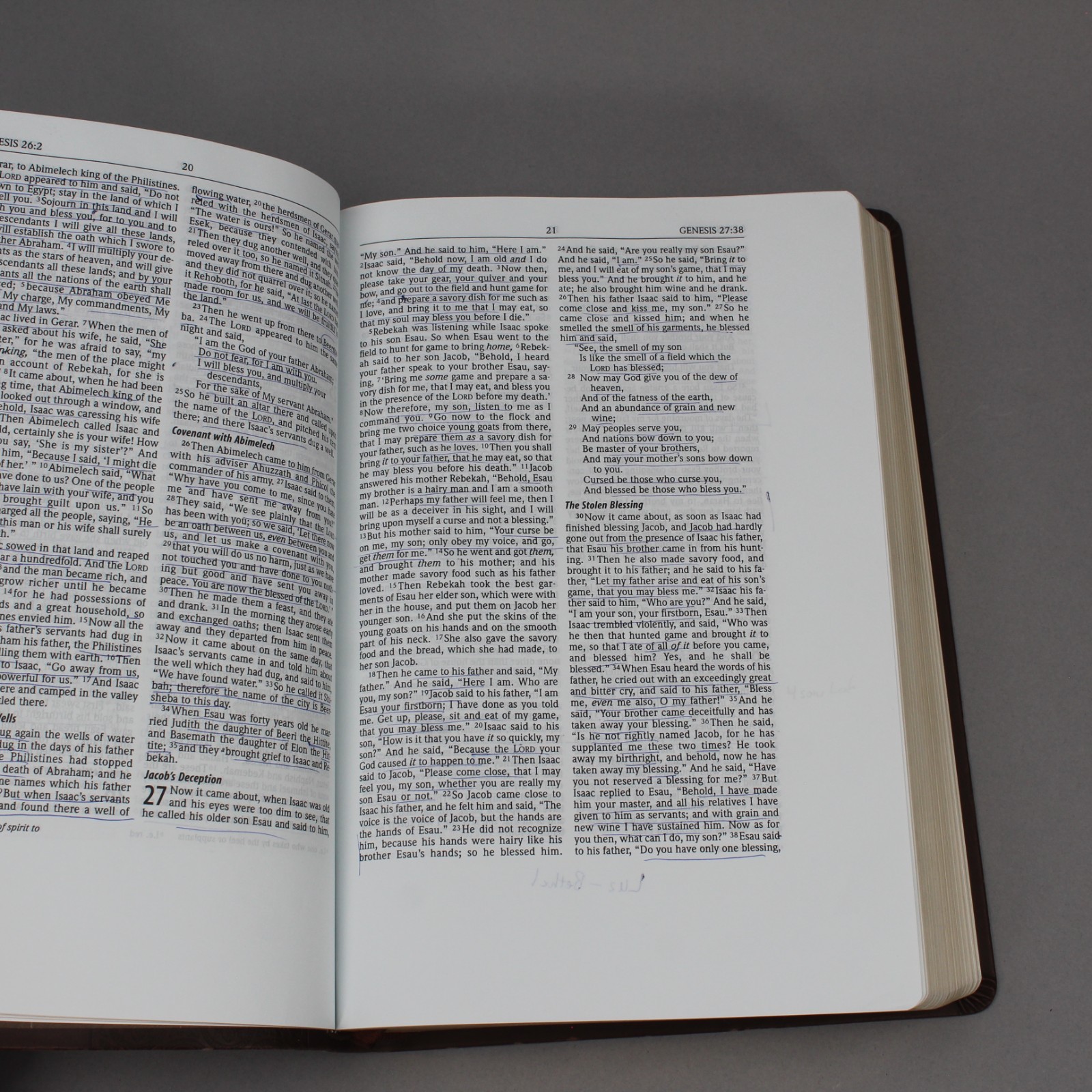 New American Standard Note-Taker&rsquo;s Bible Leathersoft Vegan Leather Red Letter