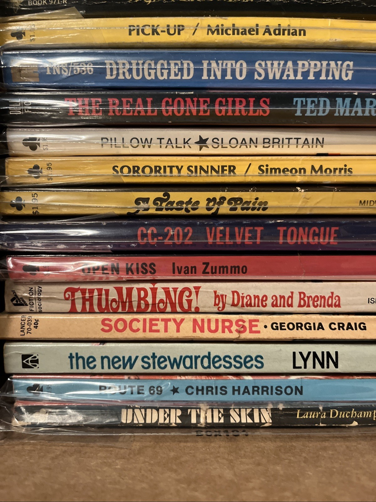 22 VINTAGE PAPERBACK PULP EROTIC SLEAZE SMUT GGA BOOKS 1950s 1960s RARE 1970’s
