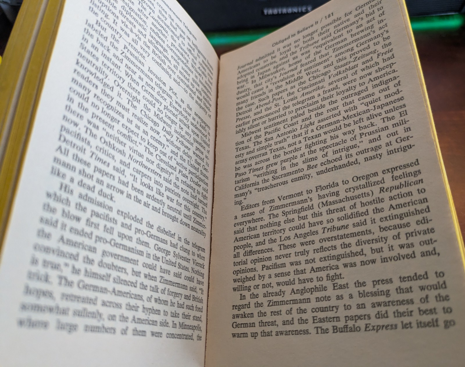 The Zimmermann Telegram Barbara W. Tuchman 1979 -History- Ballantine