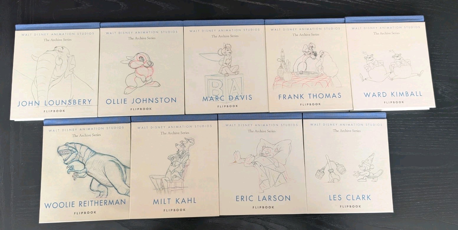 Walt Disney&rsquo;s Nine Old Men The Flipbooks Hardcover Set
