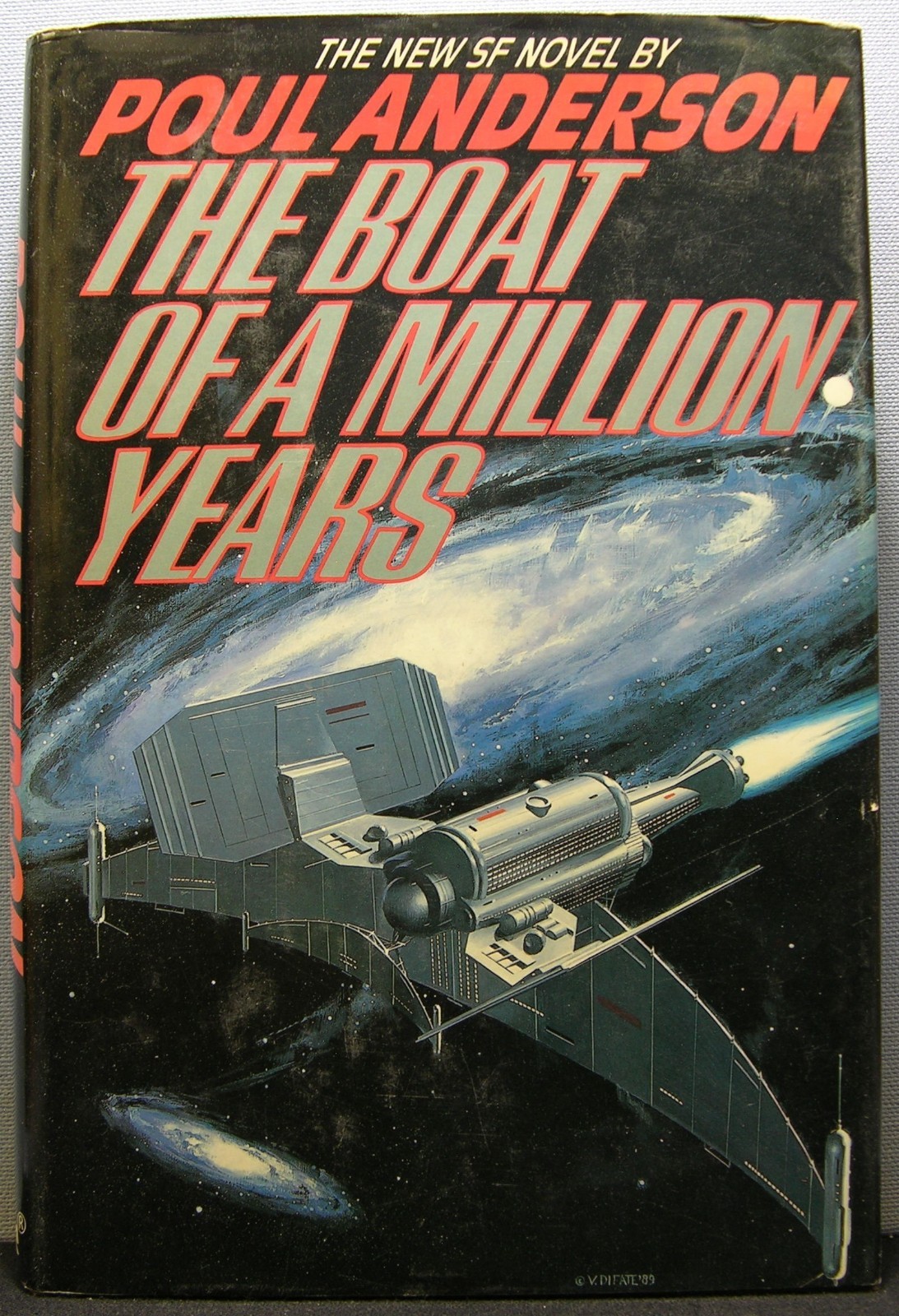 Anderson, Poul – The Boat of a Million Years HCDJ 1st Edition 1989 Very Good-