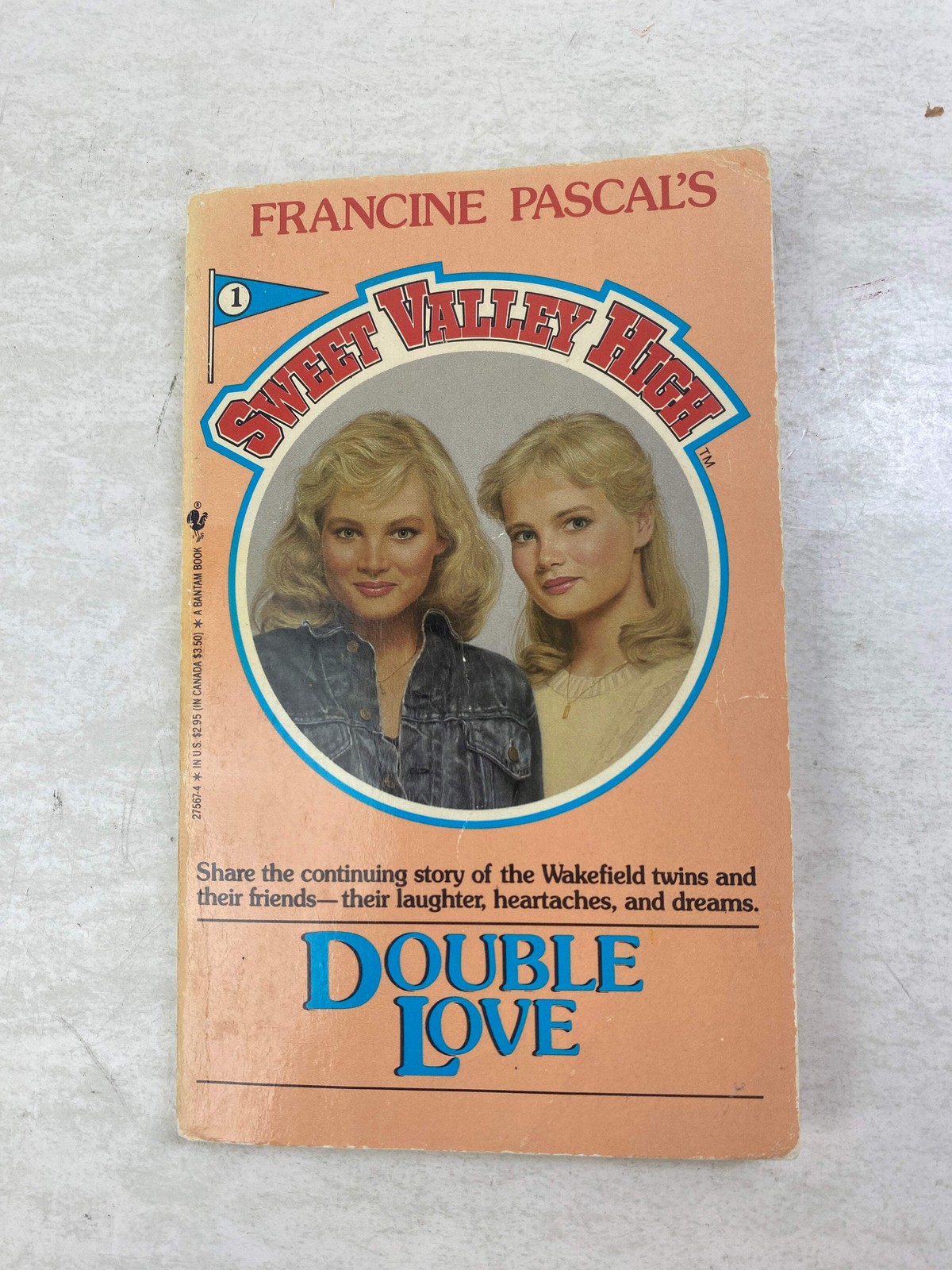 Sweet Valley High #1 Double Love paperback 1983