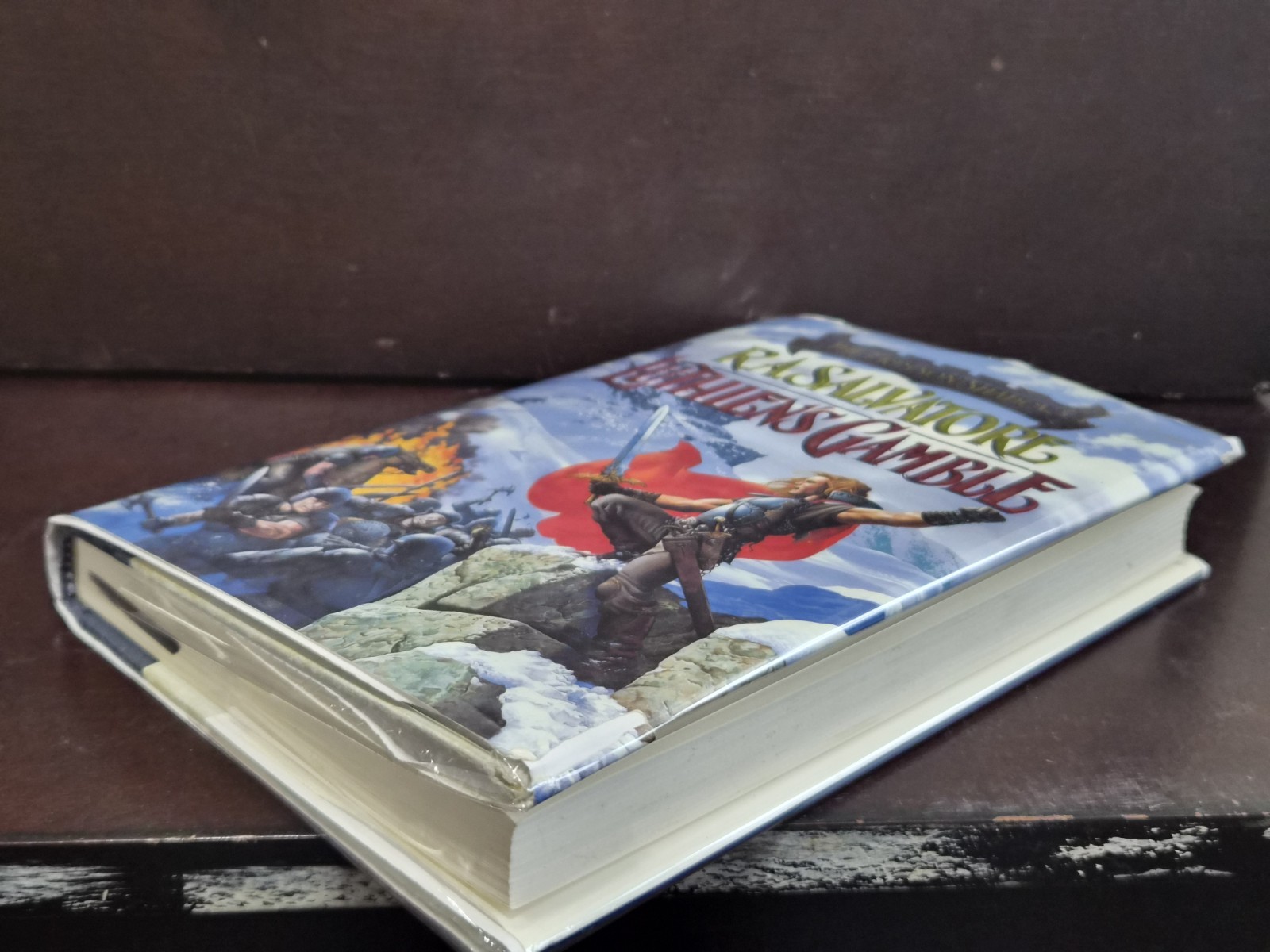 Luthien&rsquo;s Gamble R.A. Salvatore 1996 1st Ed 1st Printing HCDJ VG Mylar