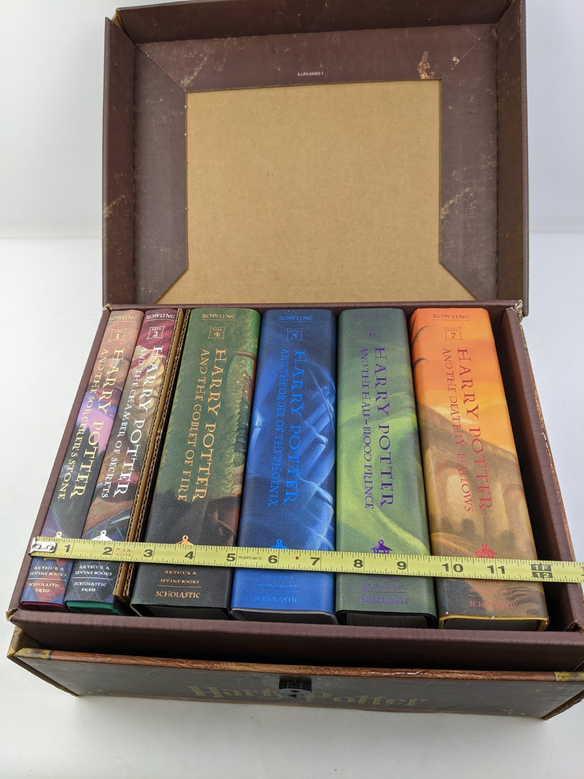 Harry Potter Boxed Set Hardcover 1-7 in Trunk Chest Limited Edition NO BOOK 3