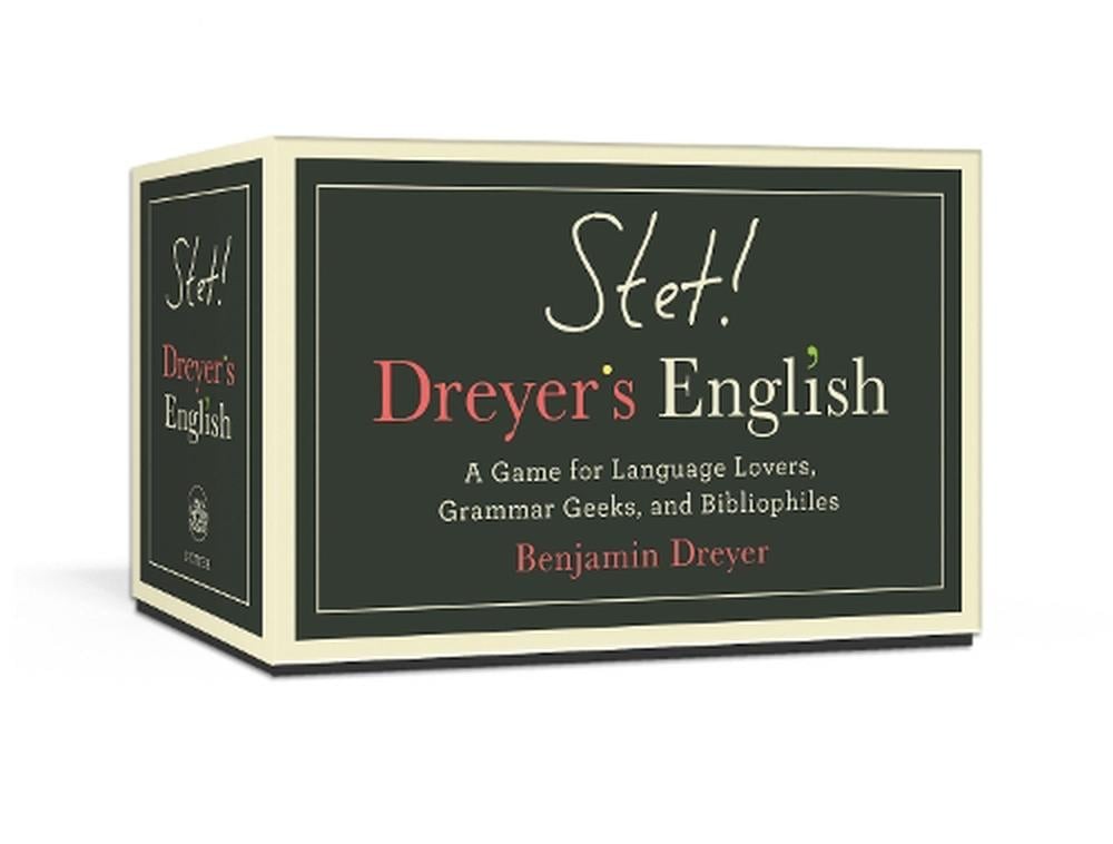 STET! Dreyer&rsquo;s Game of English: A Game for Language Lovers, Grammar Geeks, and B