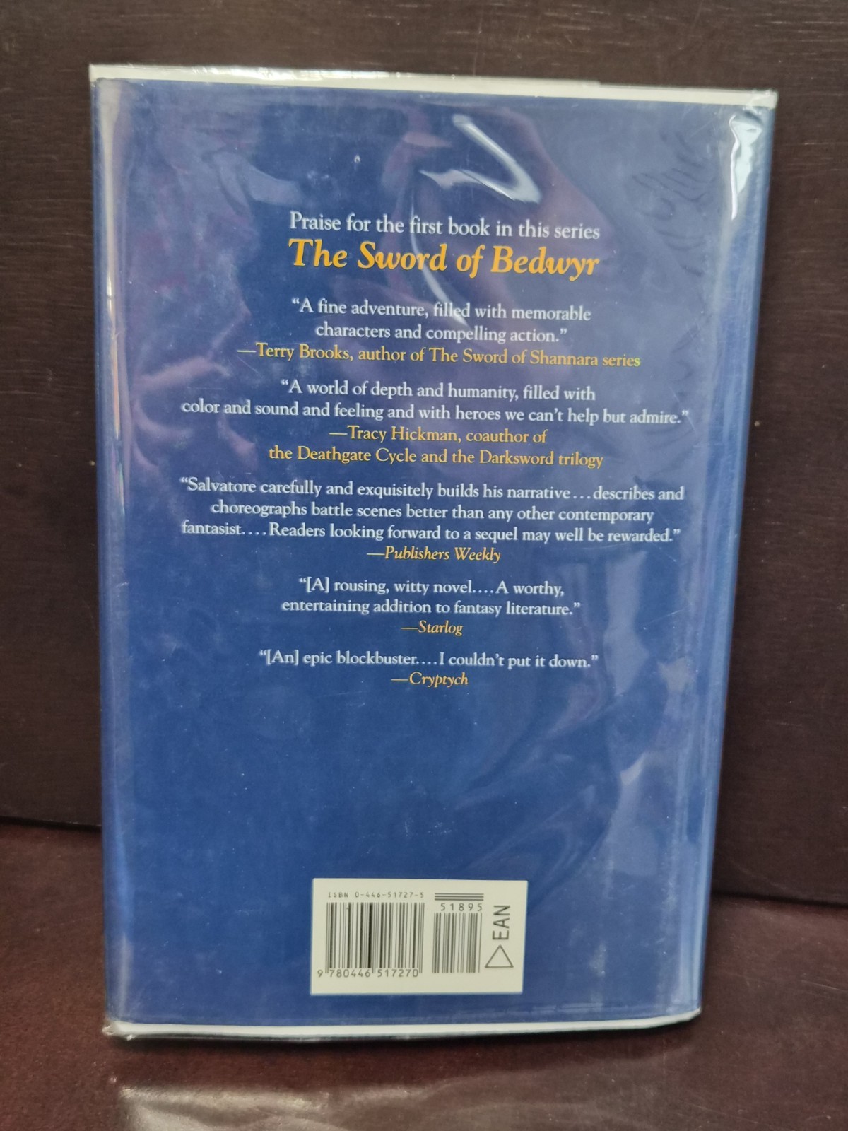 Luthien&rsquo;s Gamble R.A. Salvatore 1996 1st Ed 1st Printing HCDJ VG Mylar
