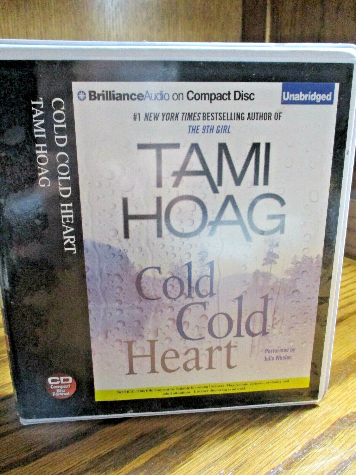 AUDIOBOOK: &lsquo;Cold Cold Heart&rsquo; By Tami Hoag (12.25 hrs/10 CDs) Ex-Lib Novel D20