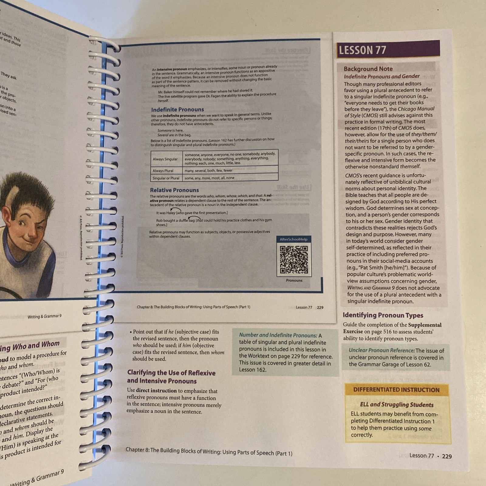 BJU Press Writing & Grammar Grade 9 Teacher&rsquo;s Edition Part 1 & 2 4th Edition