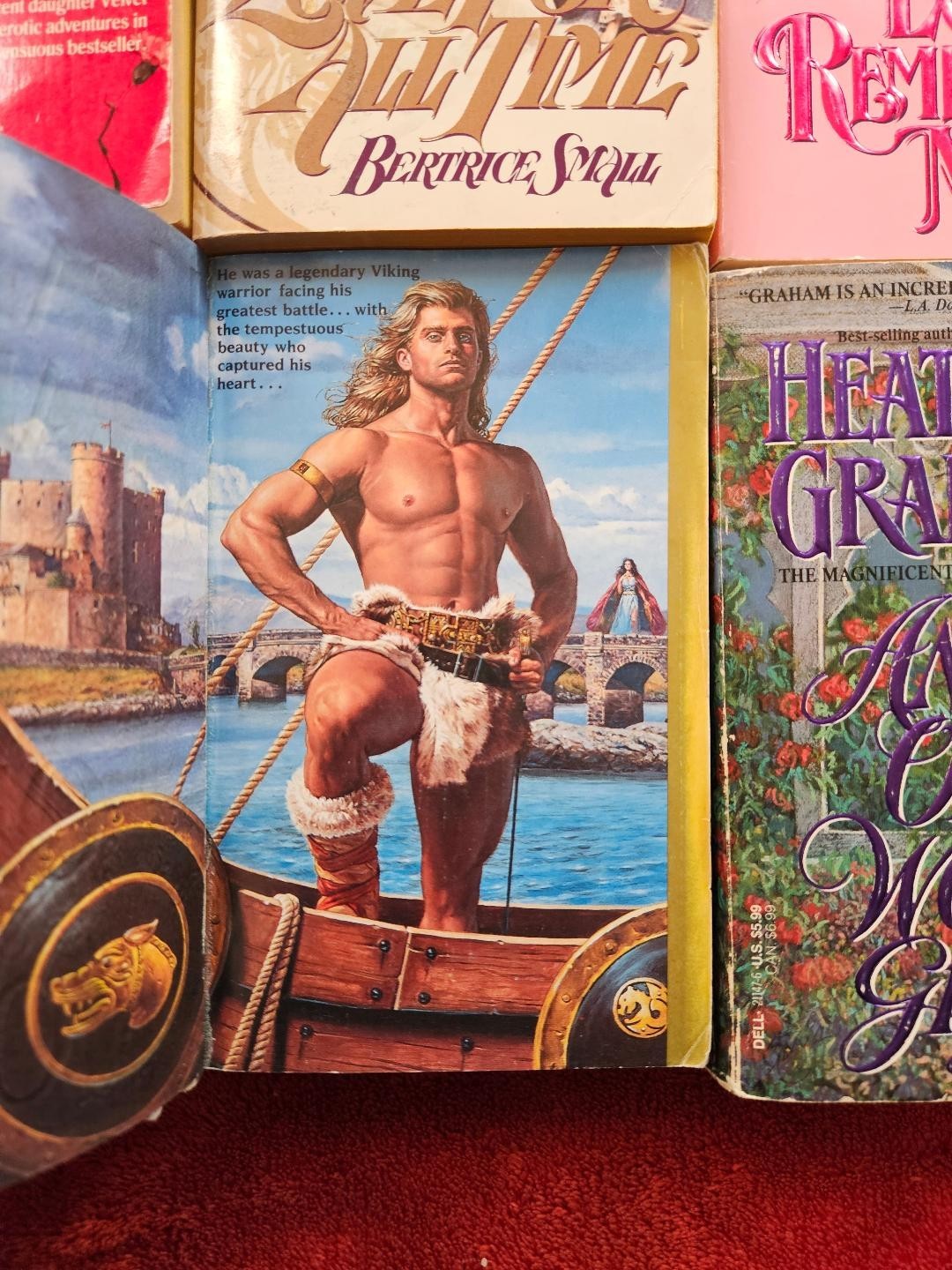 Used Romance Books – Johanna Lindsey, Bertrice Small, and other authors