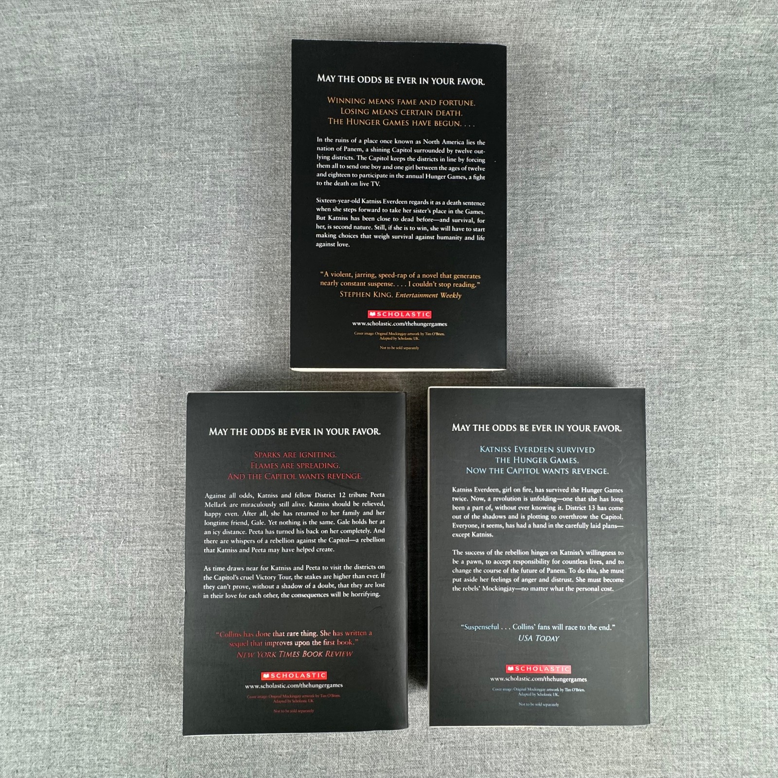 The Hunger Games Trilogy Boxed Set Catching Fire/Mockingjay Suzanne Collins 2013