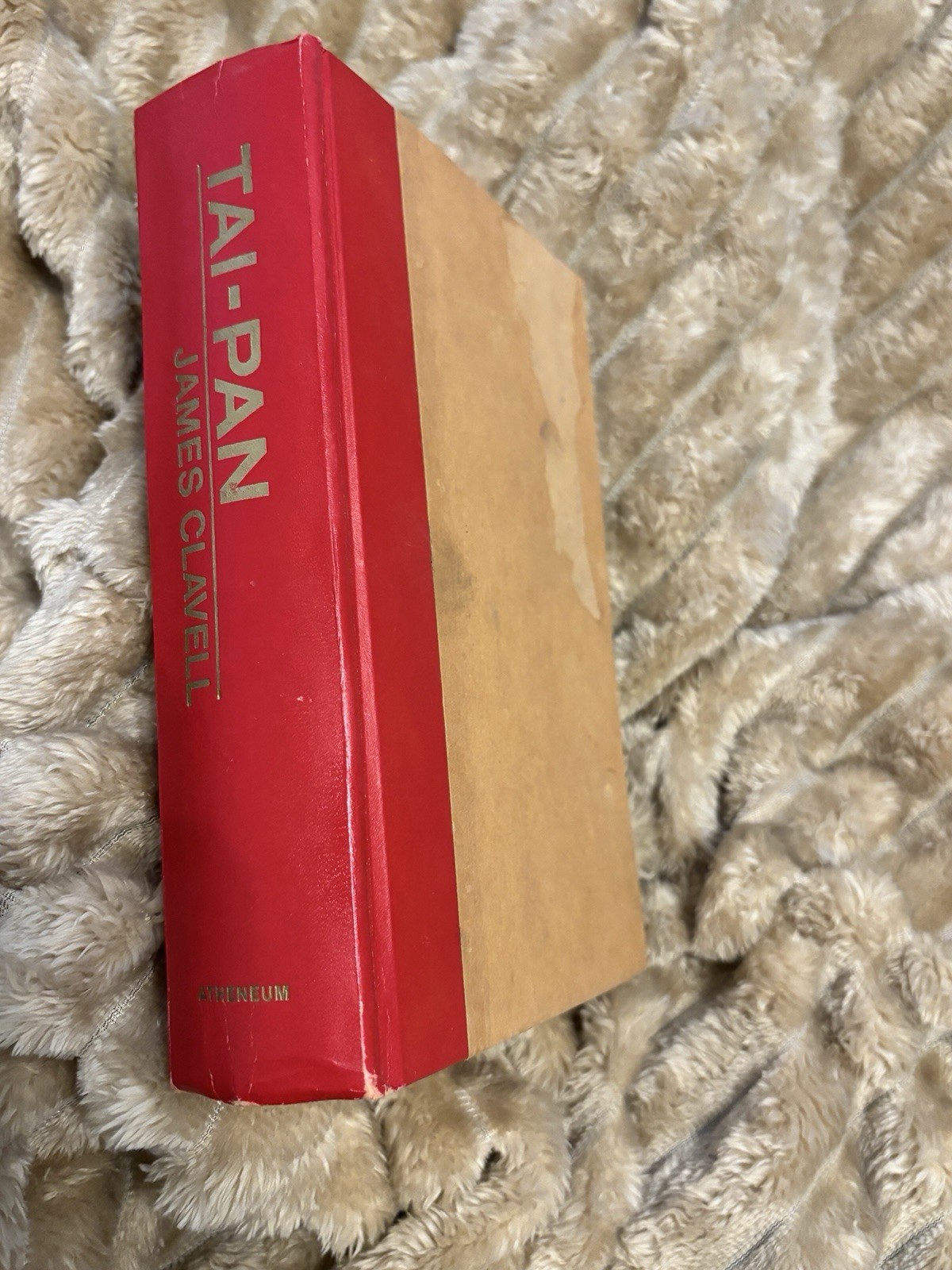 James Clavell Tai-Pan Hardcover Novel, Atheneum 1966 (Reprint 1971)