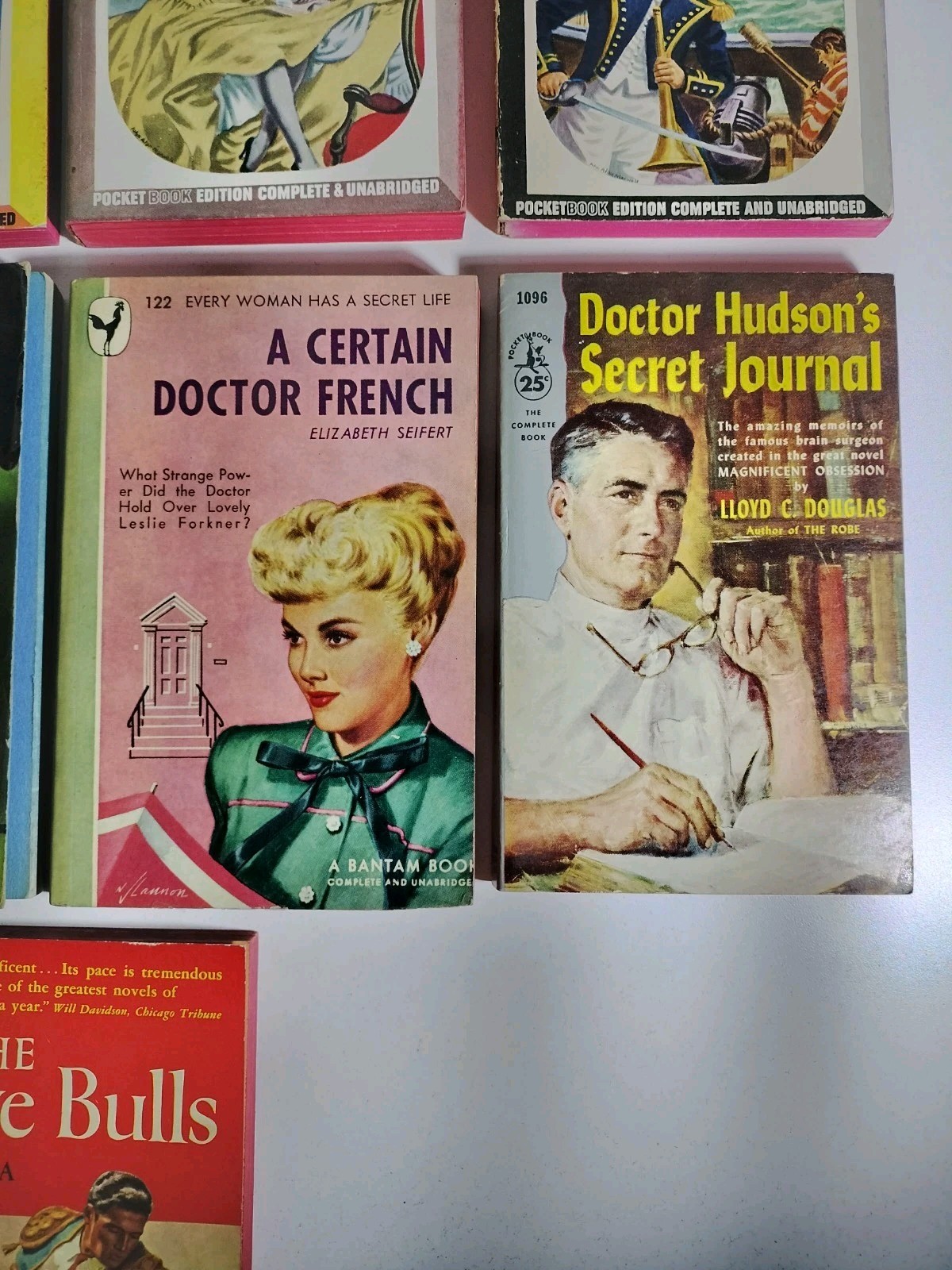 Vintage Pocket Books • 8 First Printings • 1940s–50s Pulp Lot Of 9 Paperbacks