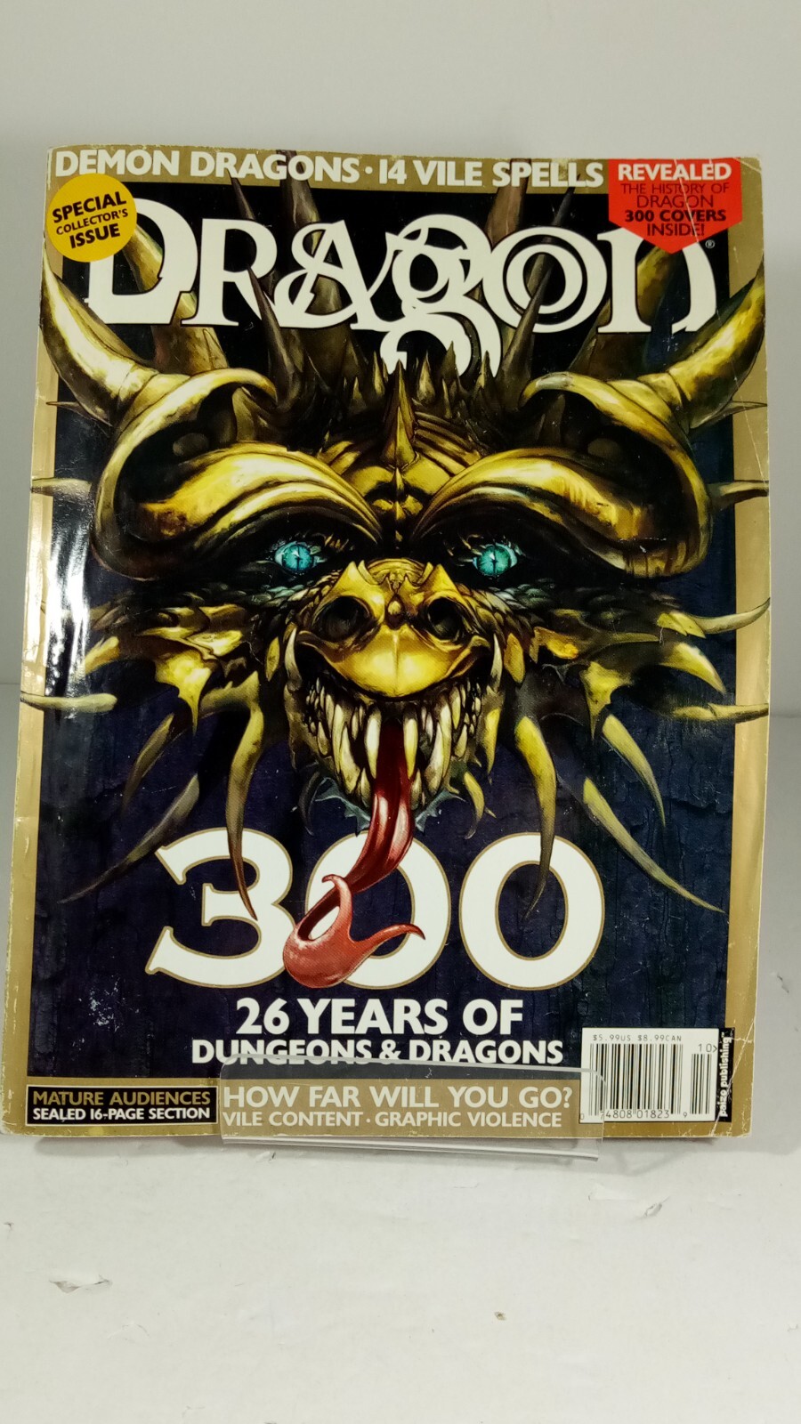 Dragon Magazine Lot of 5 Issues 300 301 293 305 274
