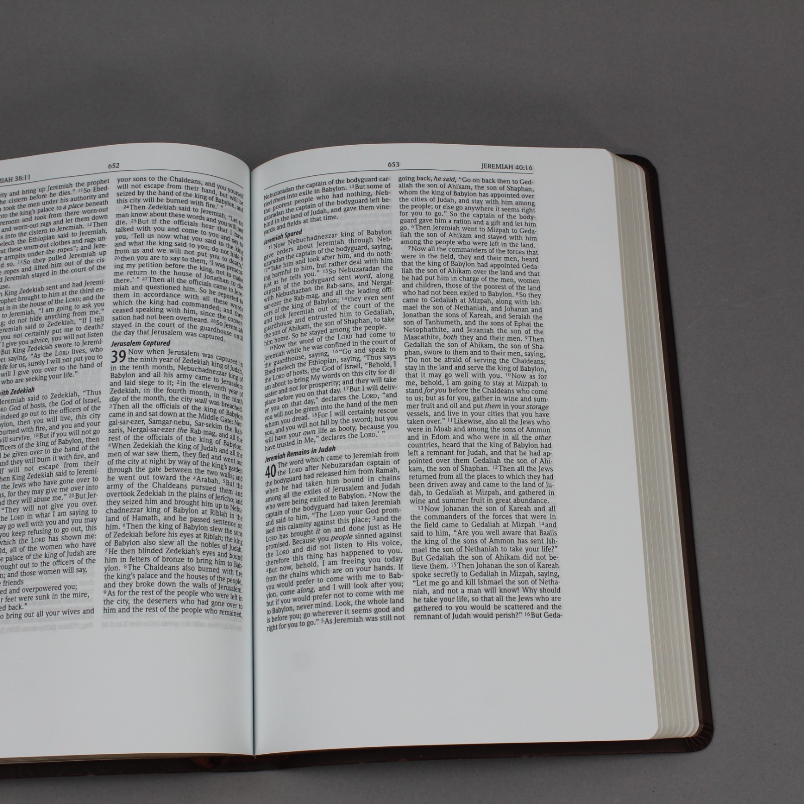 New American Standard Note-Taker&rsquo;s Bible Leathersoft Vegan Leather Red Letter