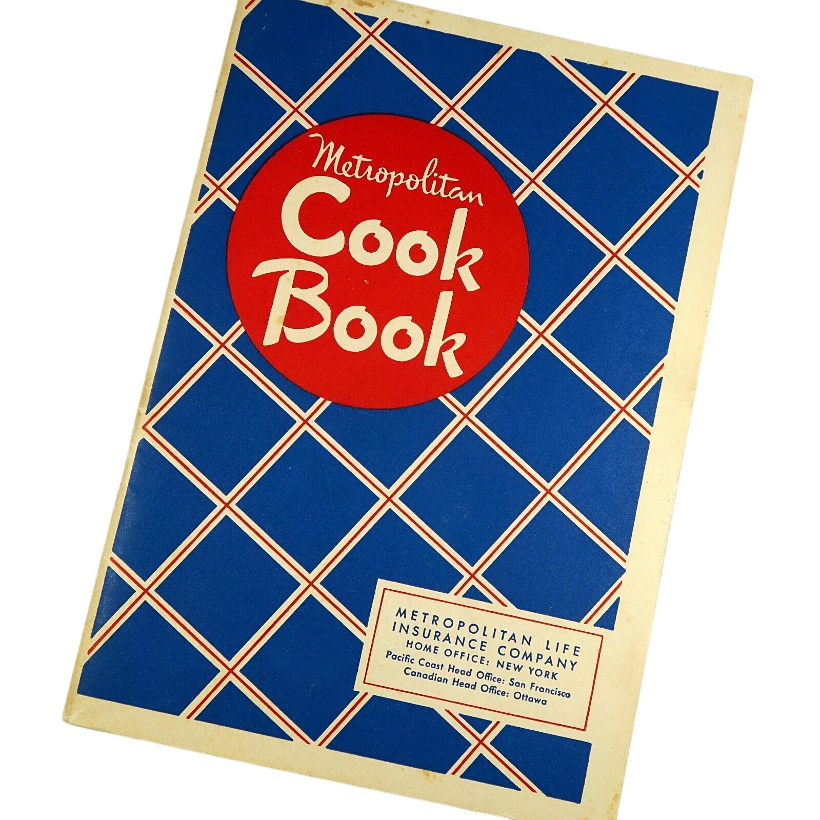 Metropolitan Life Cook Book 1948 Mid-Century Recipes Insurance Promo 56 Pages
