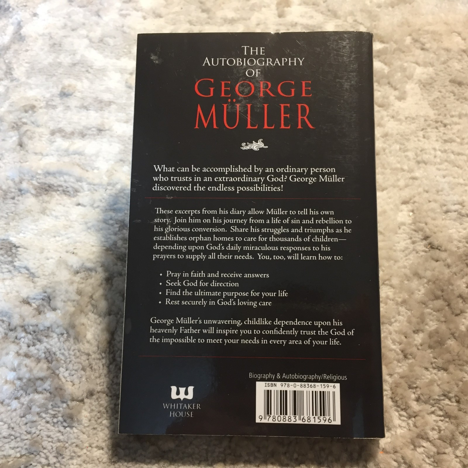The Autobiography Of George Muller 1985 Whitaker House Christian Social Ministry