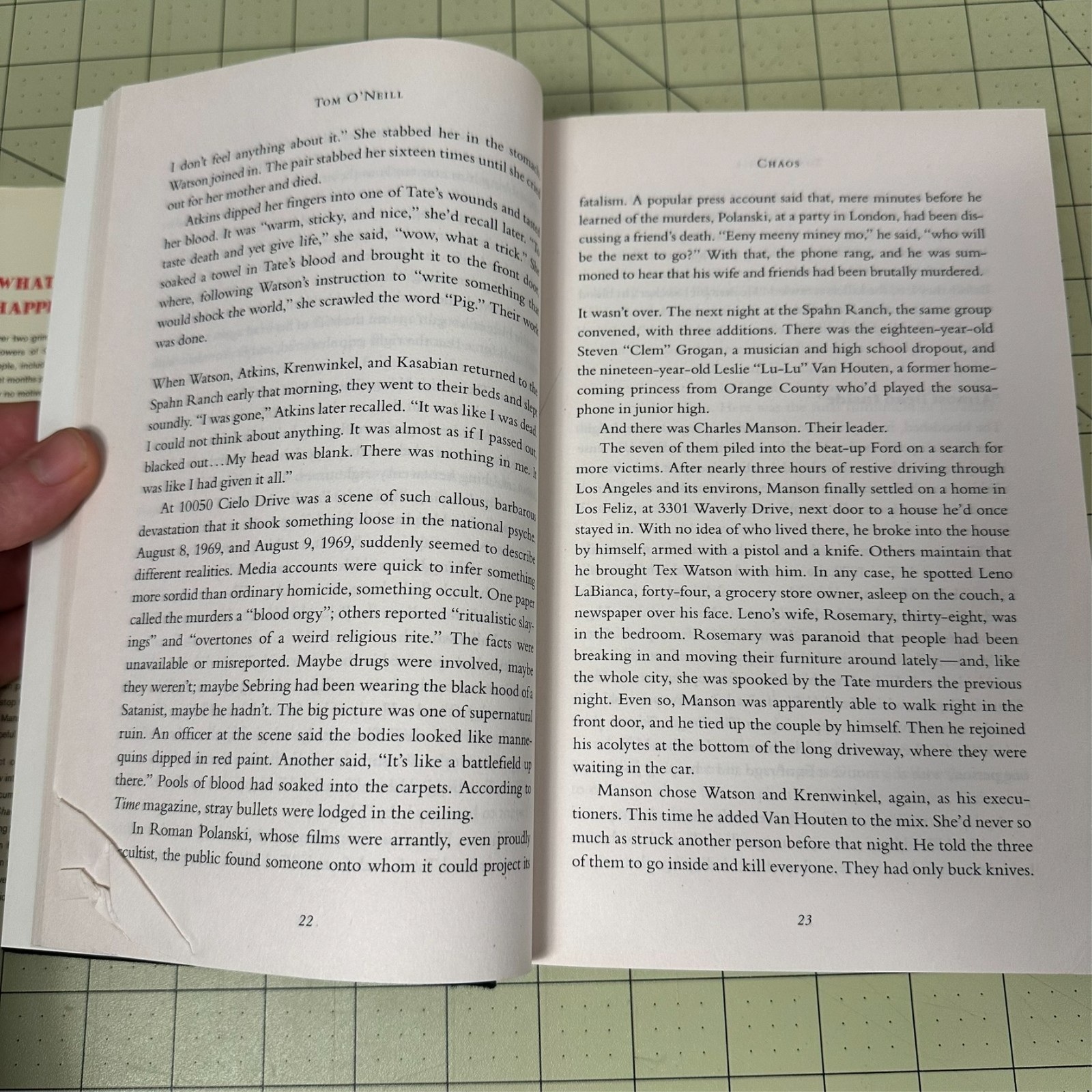 Chaos: Charles Manson, the CIA and the Secret History of the 60s Tom O&rsquo;Neill 1st