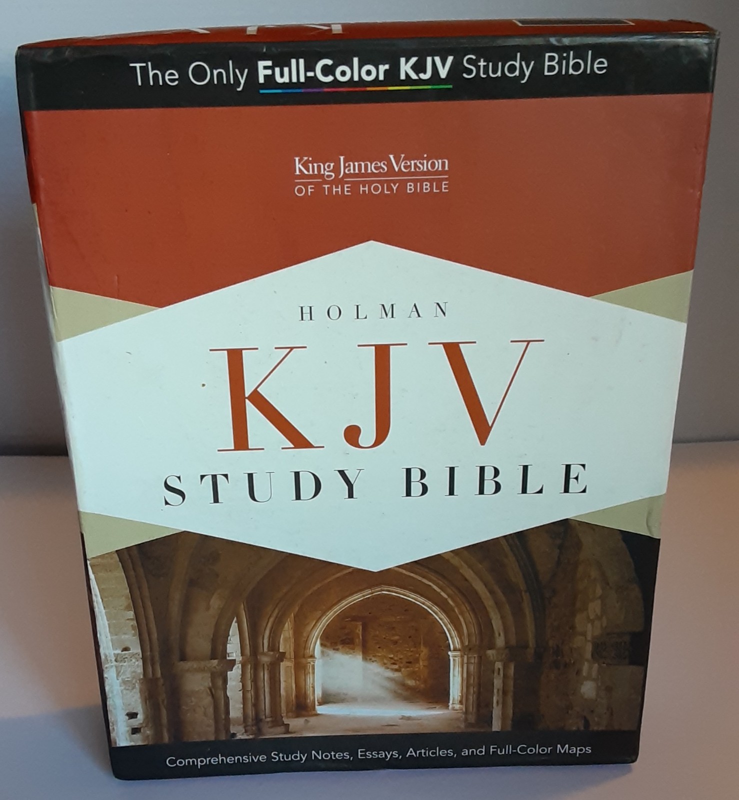 KJV King James Version Study Bible Holman Indigo (Blue) LeatherTouch Indexed