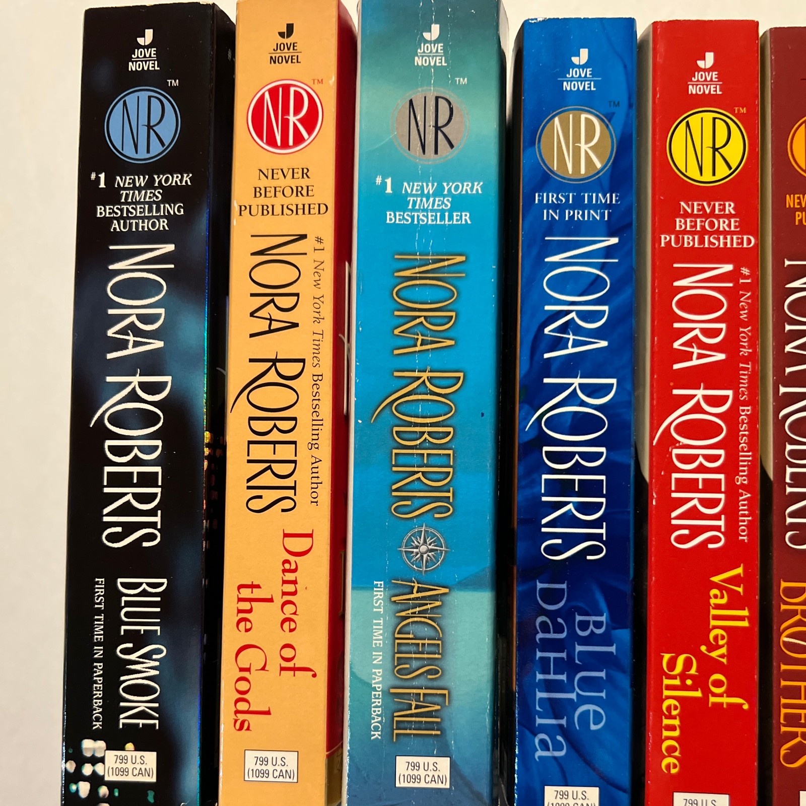 Nora Roberts Lot of 11 Paperback Books Romance Suspense Fiction Novels Very Good
