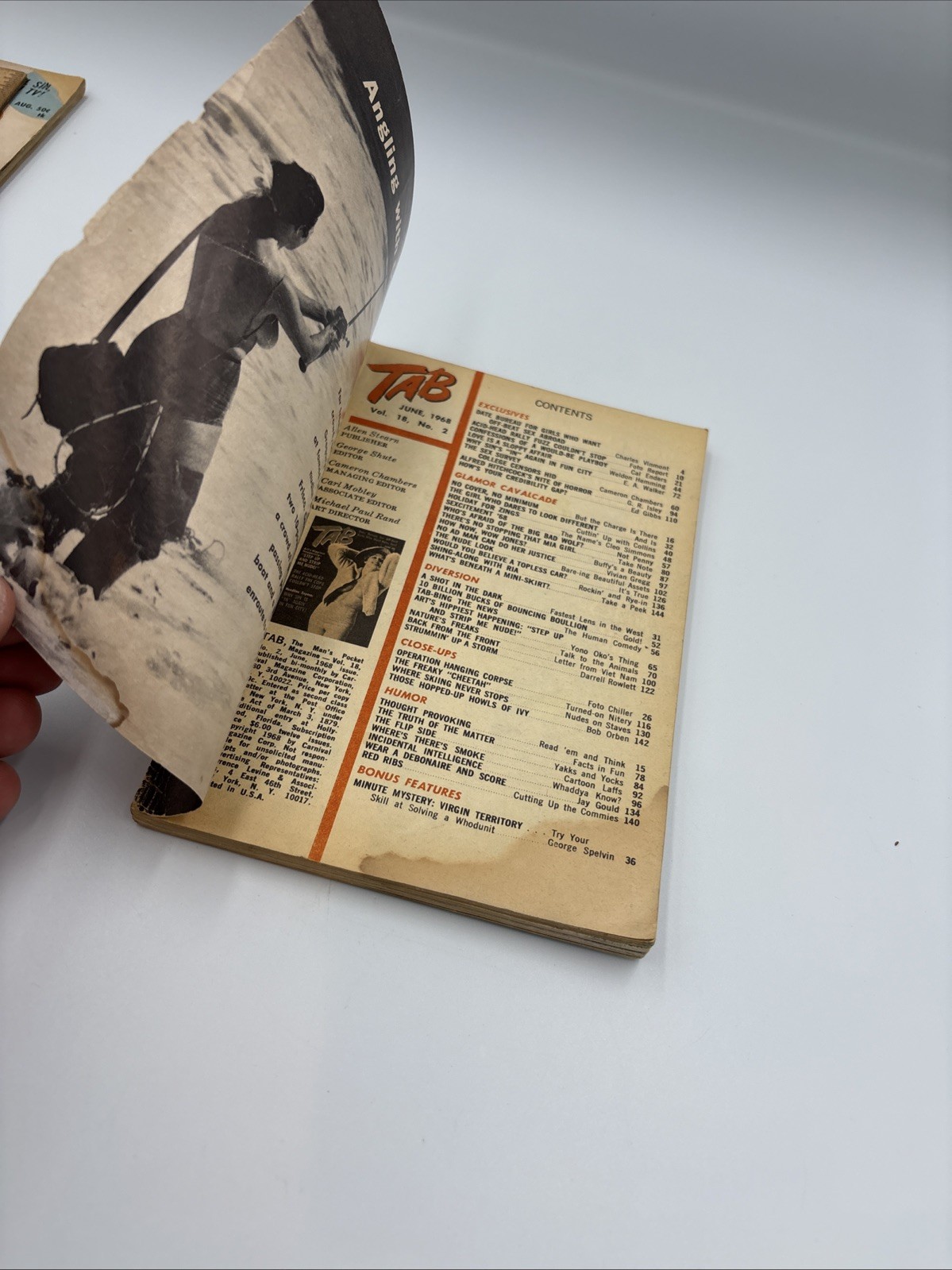 TAB « THE POCKET PICTURE MAGAZINE » June 1968 VINTAGE EROTIC BOOK
