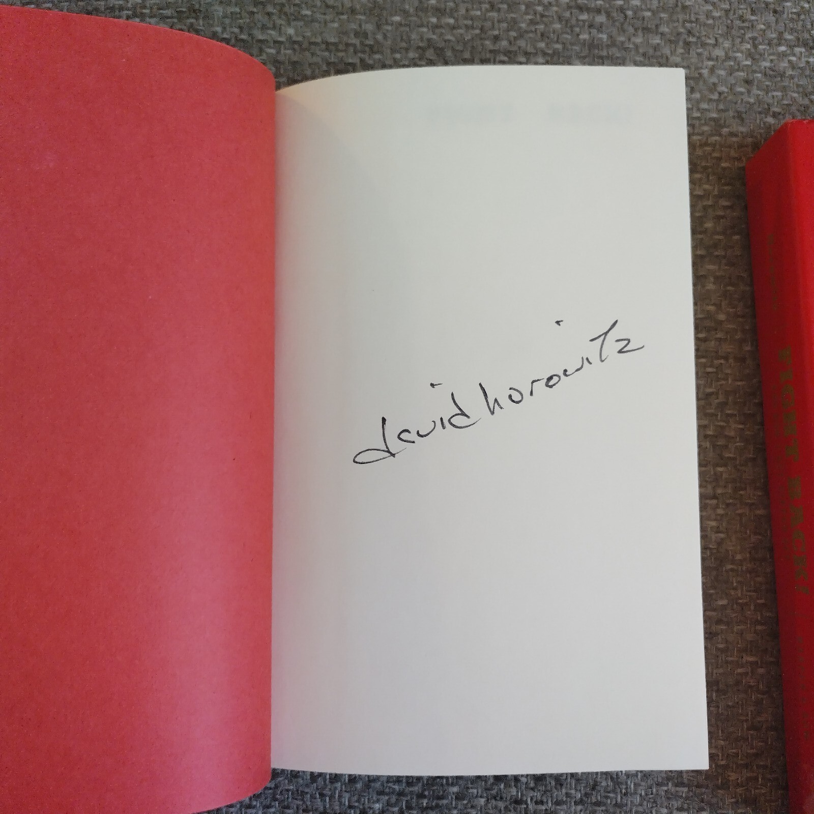 SIGNED Fight Back! And Don&rsquo;t Get Ripped off David Horowitz 1979 HC in Slipcase