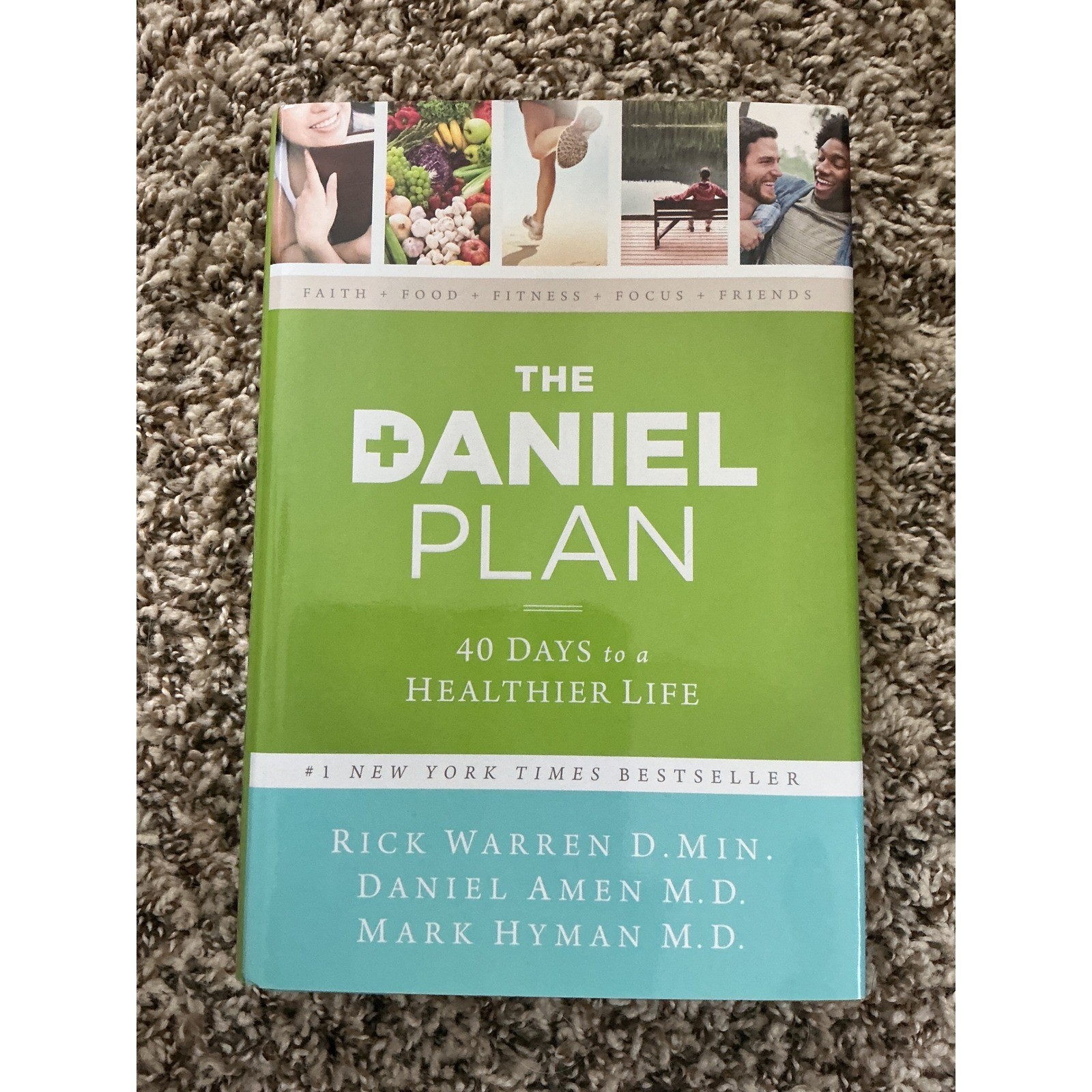 The Daniel Plan 40 Days to a Healthier Life Rick Warren Amen Hyman Hardback Book