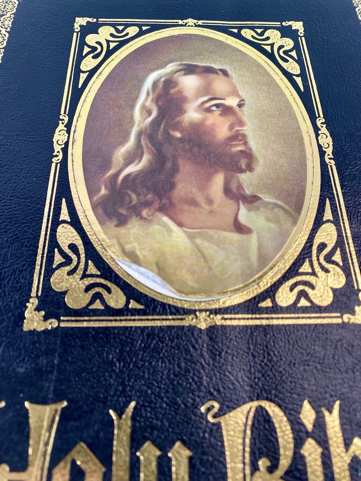 Holy Bible King James Version Red Letter Nelson Regency Family Black 1978