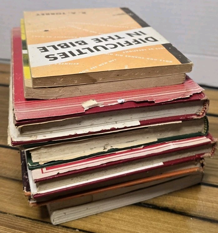 Vintage Christian Sermon Books Lot 8 W Herschel Ford Criswell Torrey Theology