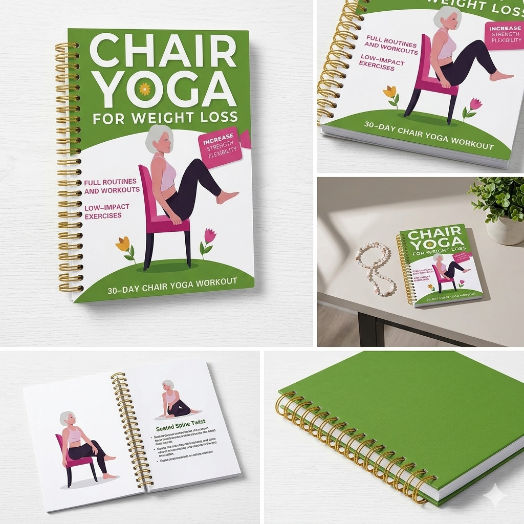Chair Yoga for Weight Loss: a Collection of 50+ Low-Impact Exercises for Seniors