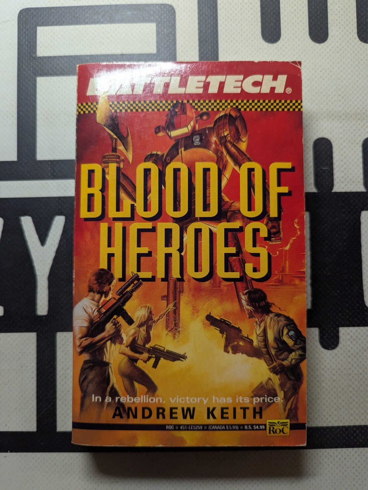 BattleTech Blood of Heroes by Andrew Keith and William H. Keith 1993 Paperback