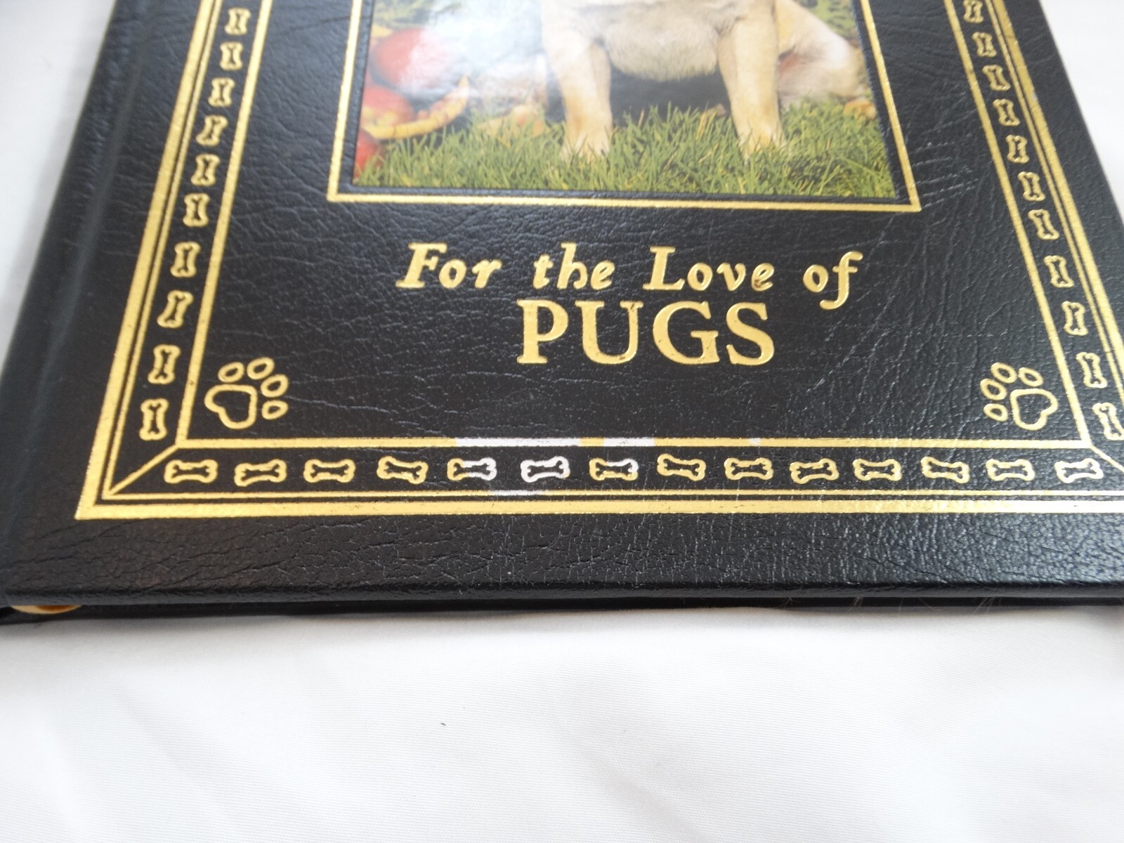 For The Love Of Pugs Book By Robert Hutchinson 1998 Gold Gilt Browntrout Publish