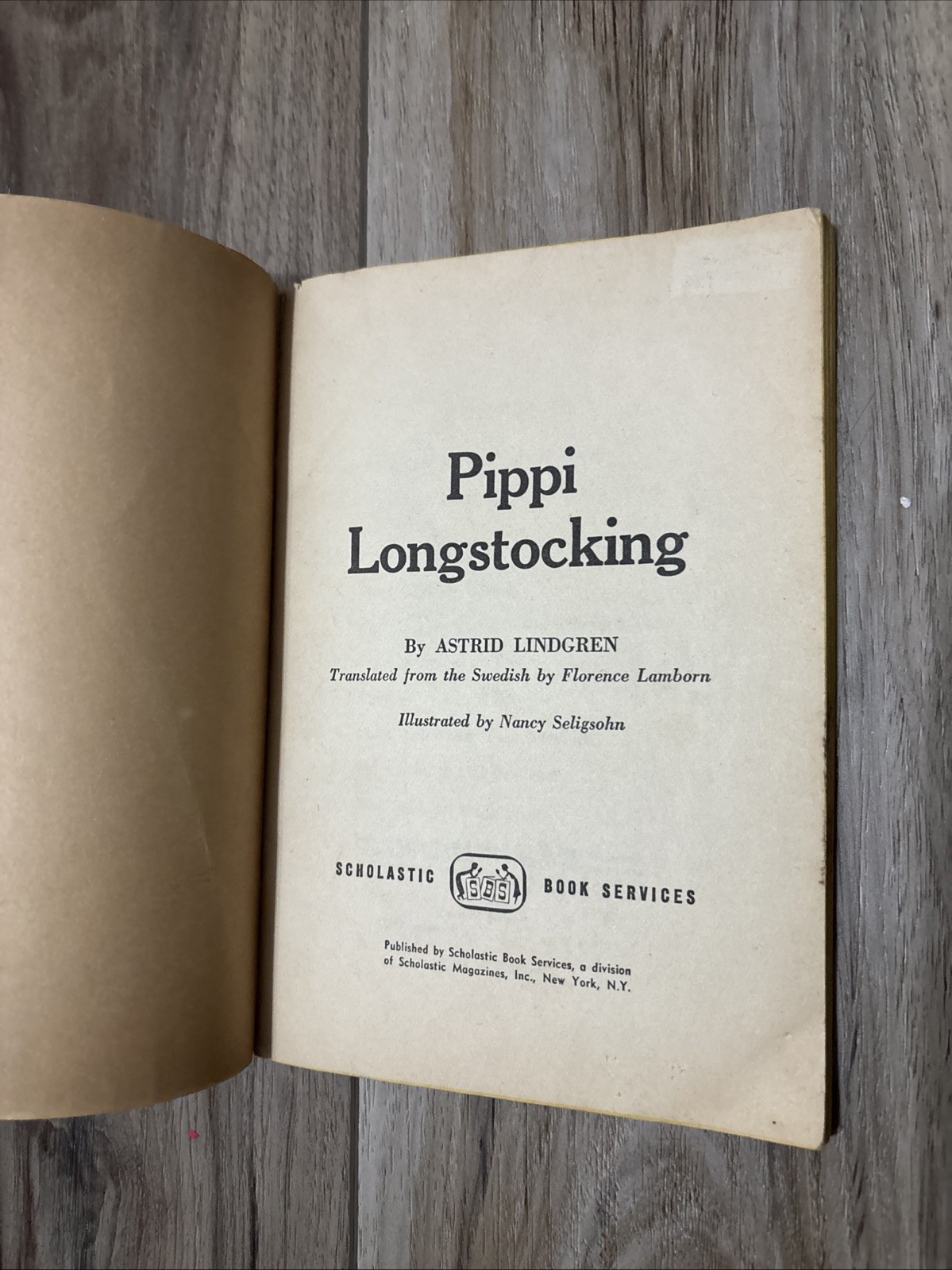 Pippi Longstocking Paperback Astrid Lindgren 1963