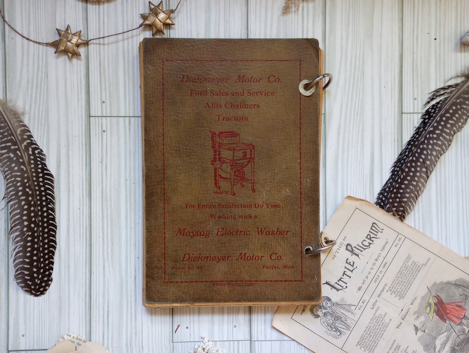 Vintage 1930s Cook Book Ladies Aid ST. JOHN&rsquo;S LUTHERAN Church Minnesota