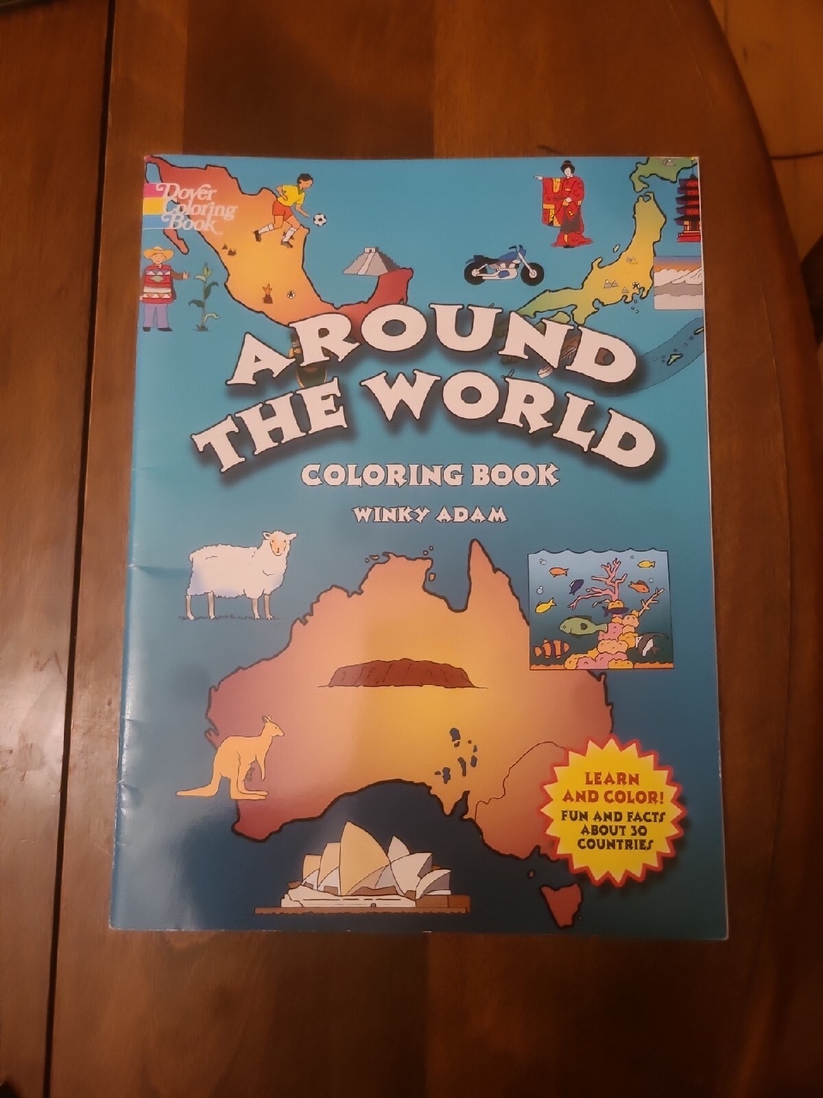 Around the World Coloring Book (Dover History Coloring Book) by Winky Adam