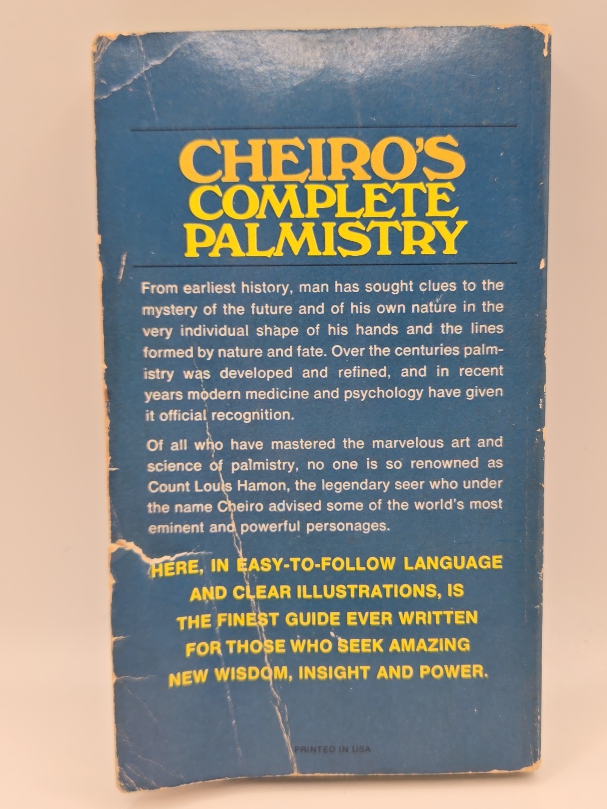 CHEIRO&rsquo;S COMPLETE PALMISTRY – 1969 – COUNT LOUIS HAMON G-493
