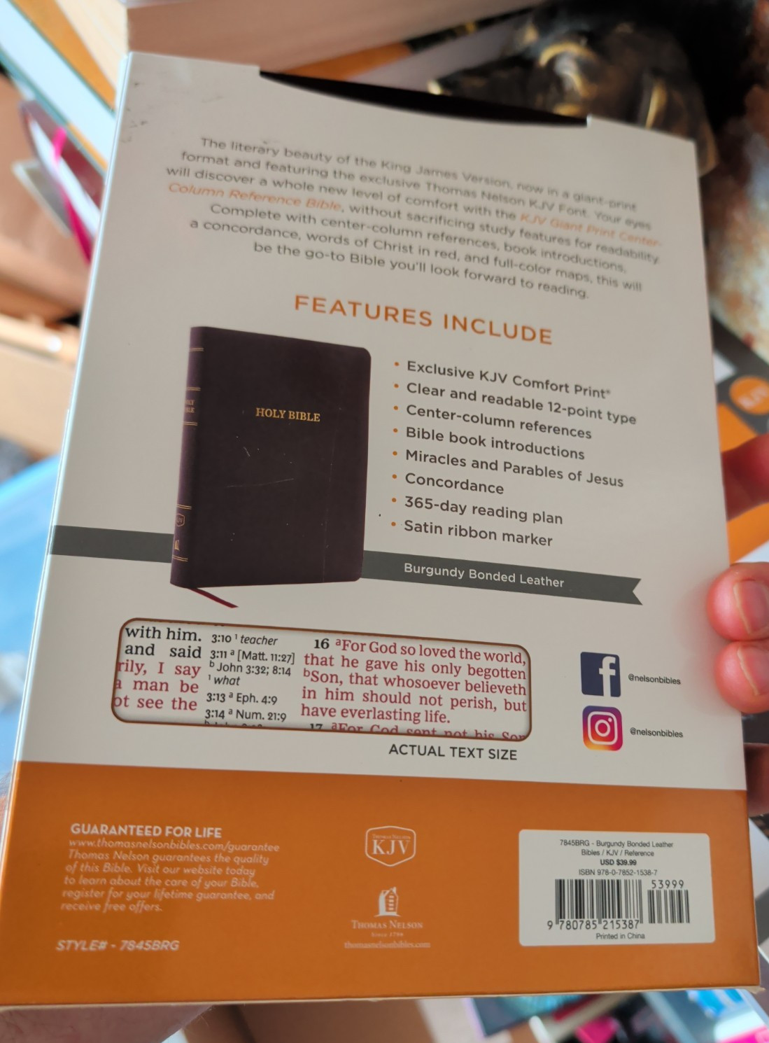 UNUSED GIFTABLE KJV BIBLE LOT J1: Giant Print/Study/Compact/I AM/Genuine Leather