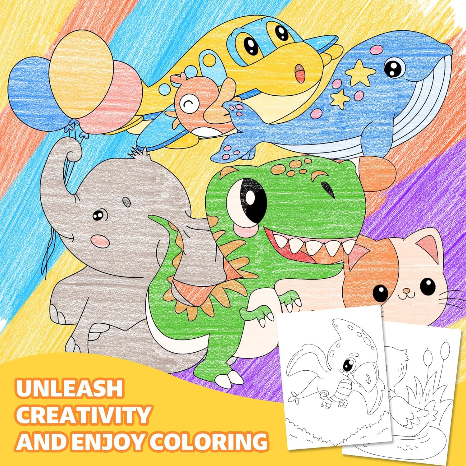 20 Pcs Small Coloring Books for Kids Ages 4-8(5.1 * 6.7in), Bulk Coloring Books