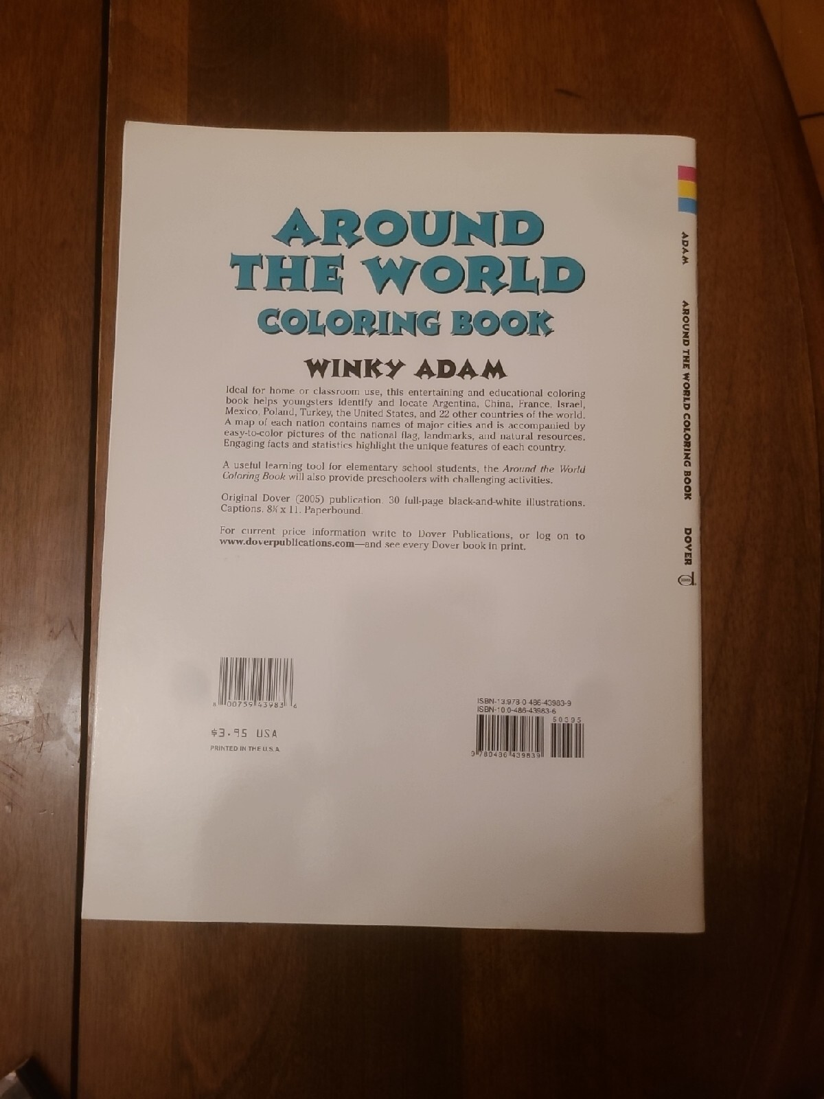 Around the World Coloring Book (Dover History Coloring Book) by Winky Adam