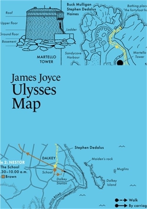 James Joyce: Ulysses Map (Sheet Map, Folded)