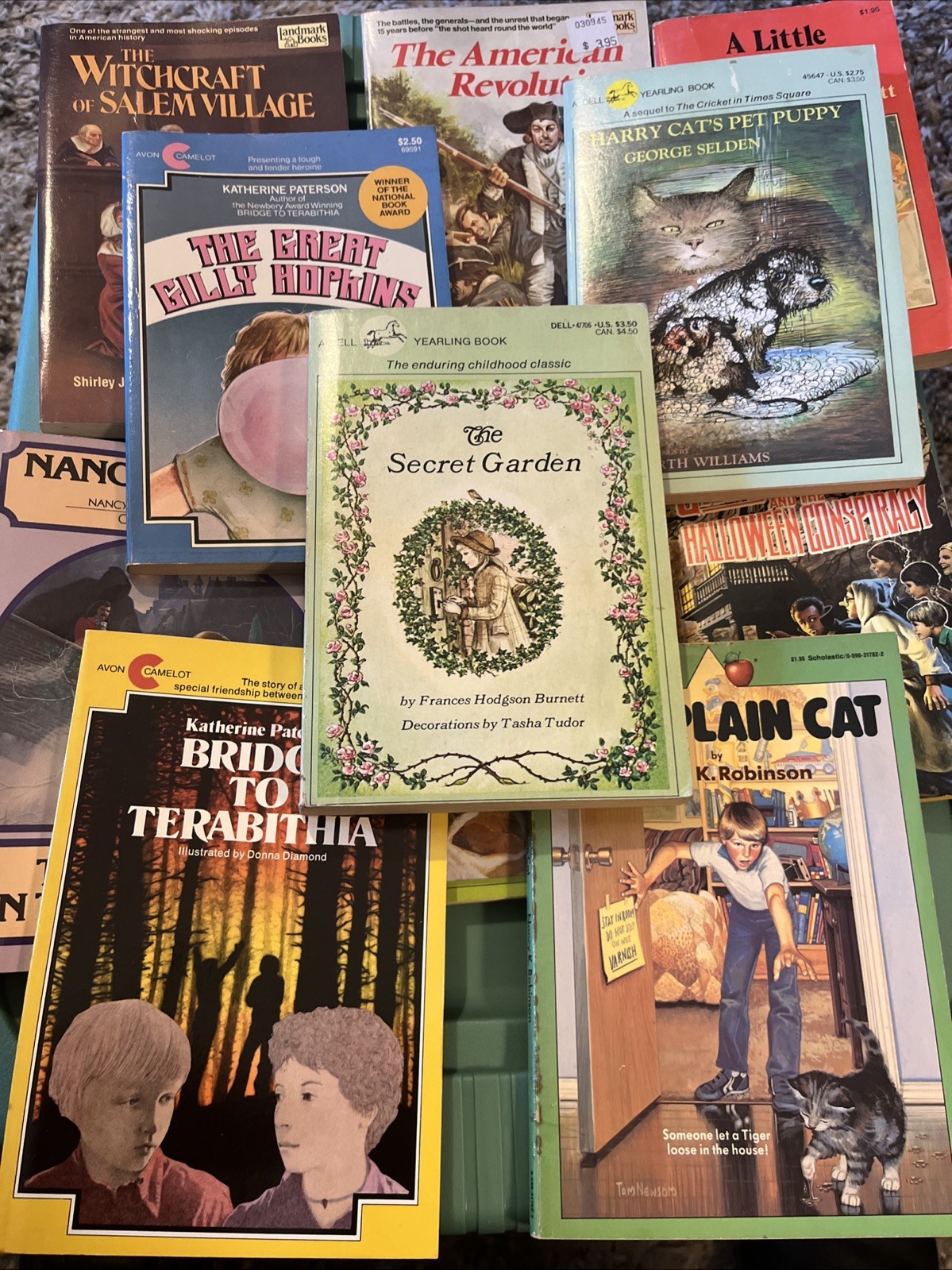 Lot of 11 Vintage Young Adult Paperback Books 1970s–1980s – Varying Condition