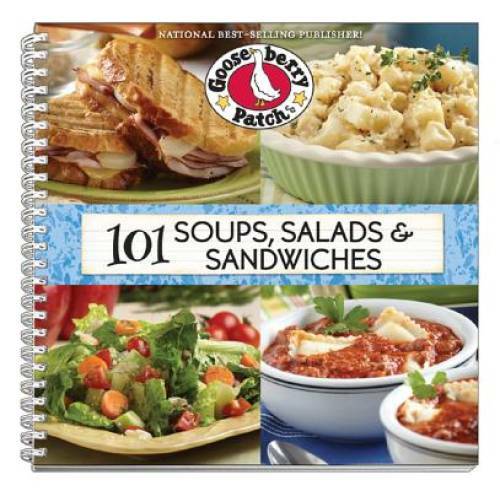 101 Soups, Salads & Sandwiches (101 Cookbook Collection) – Spiral-bound – GOOD