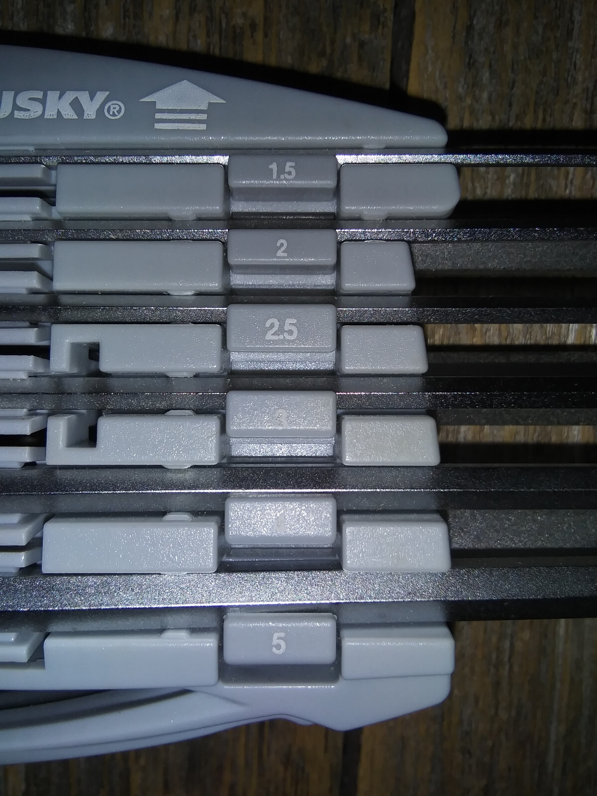 Husky Tools S1 & S2 MM Metric Long Arm Hex Key Metal 9-Piece Set with Case – NEW