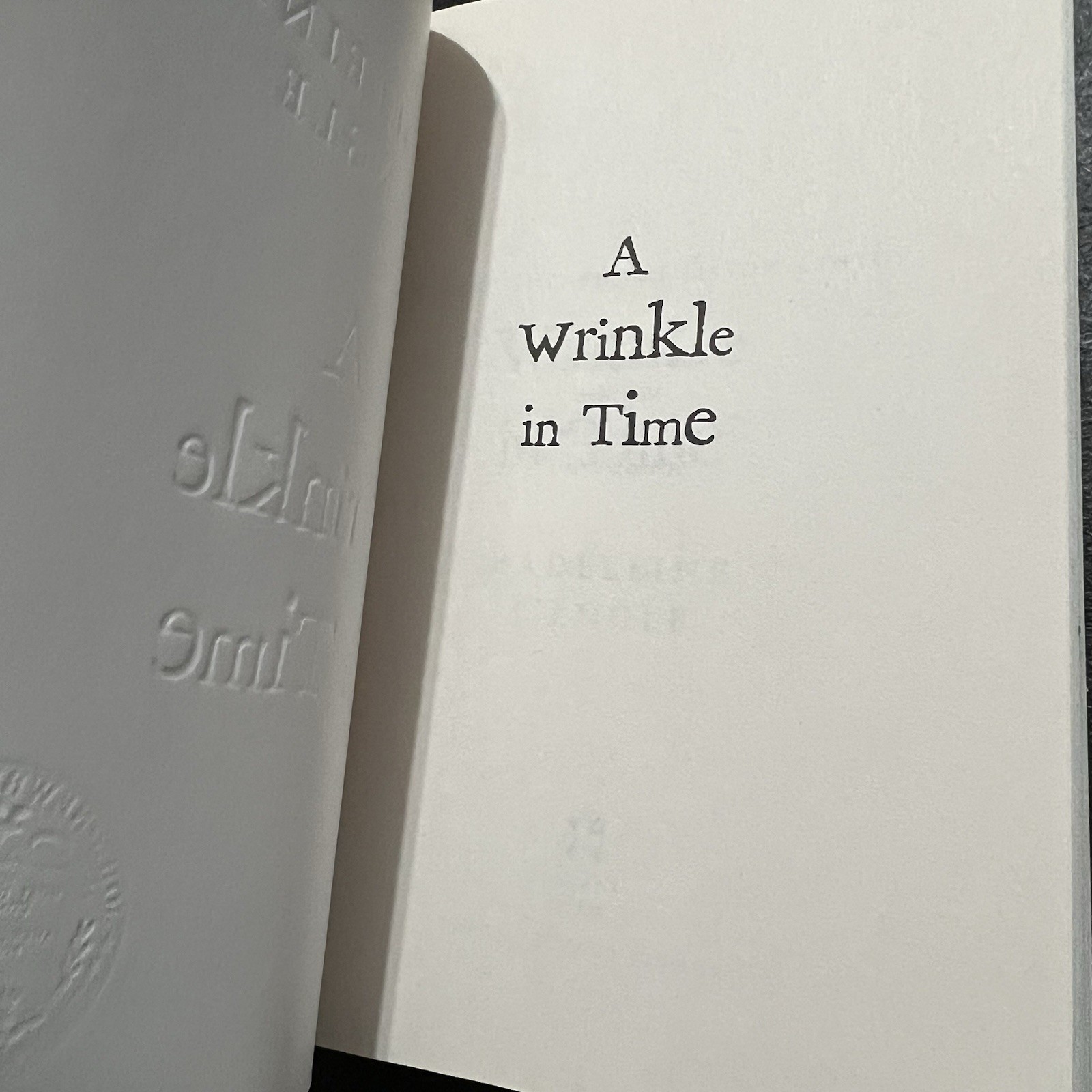 A Wrinkle in Time