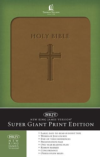 Super Giant Print Bible-NKJV by Thomas Nelson Publishers