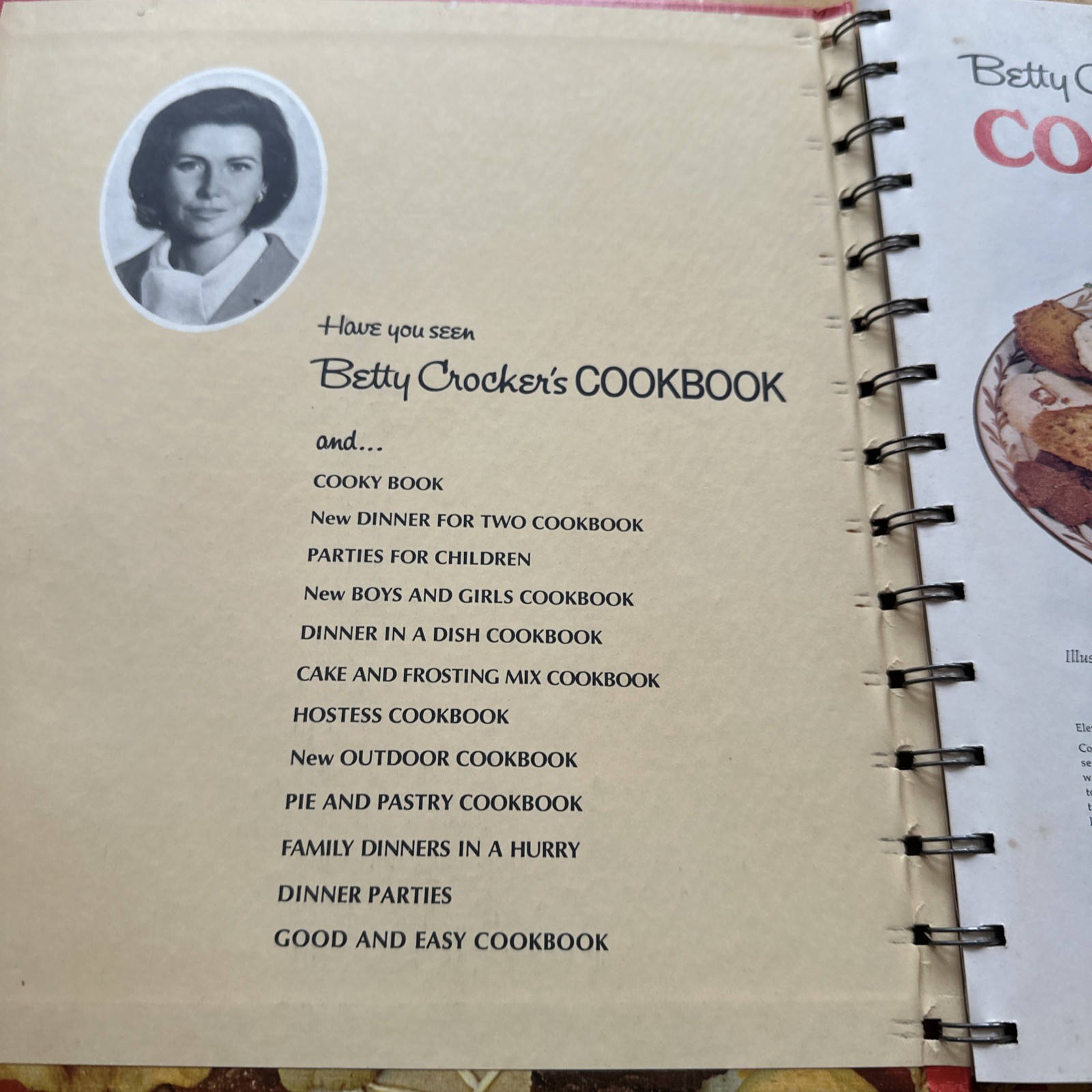 Vtg BETTY CROCKER&rsquo;S COOKY BOOK~1971~11th Printing~156 PAGES~SPIRAL Excellent Co