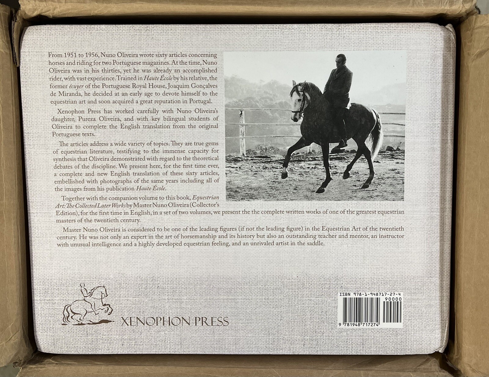 Equestrian Art: the Collected Early Writings : (1951-1956) by Master Nuno…