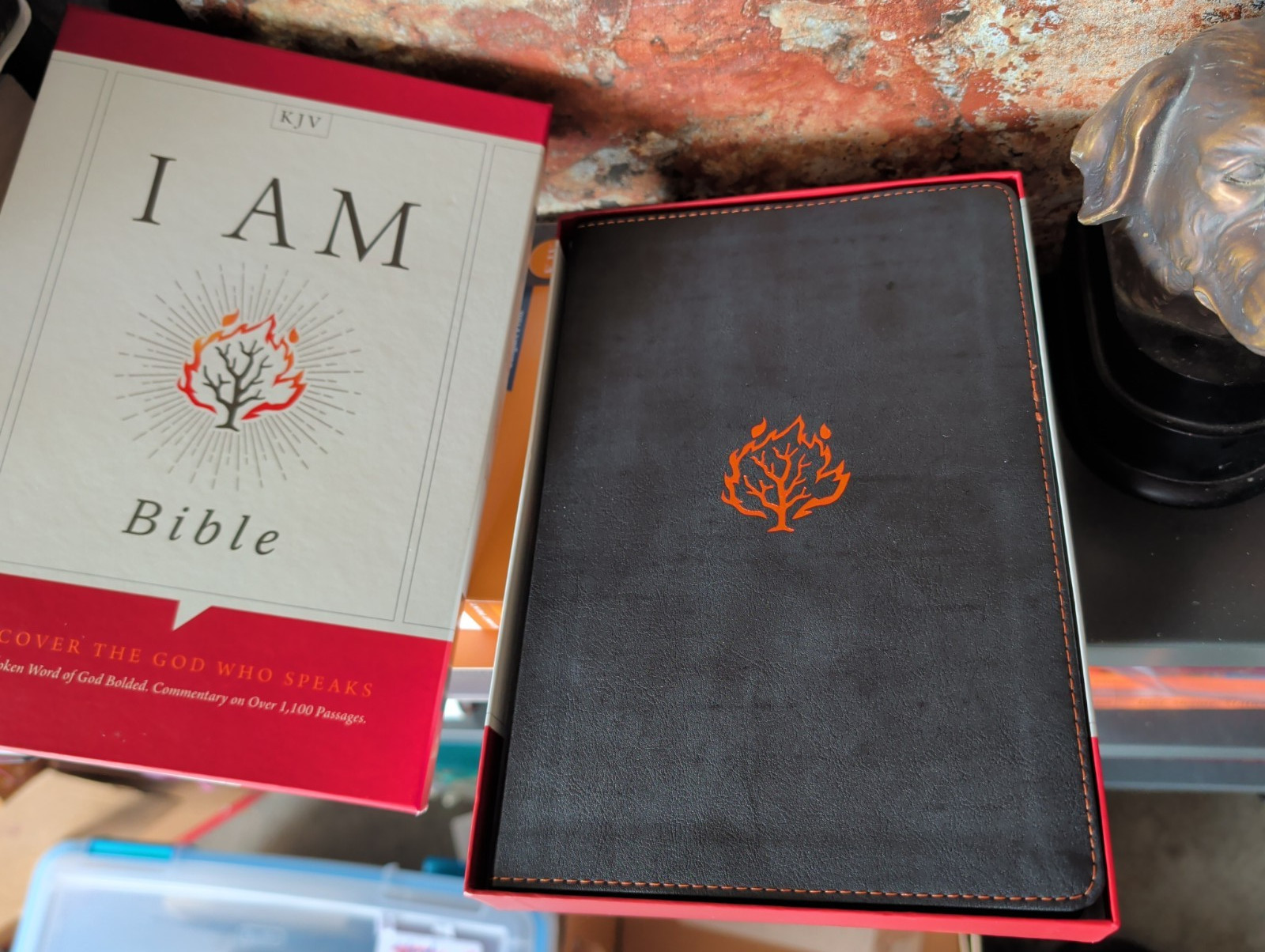 UNUSED GIFTABLE KJV BIBLE LOT J1: Giant Print/Study/Compact/I AM/Genuine Leather