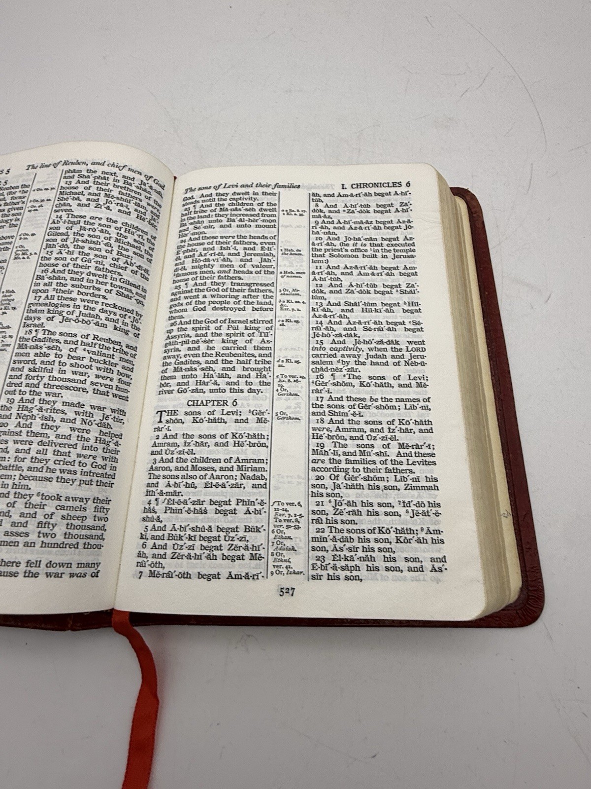 Vintage Holy Bible Red Letter Concordance Cambridge Red Leather Bound 1970s Maps