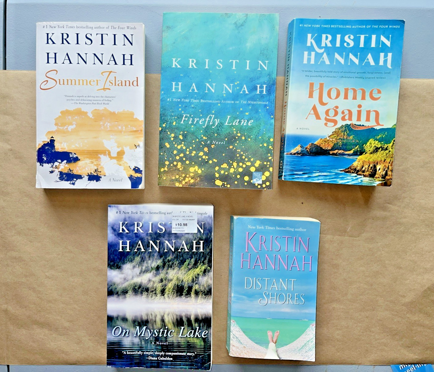 Lot of 5 Kristin Hannah Books Novels 4 Trade Paperback , great condition
